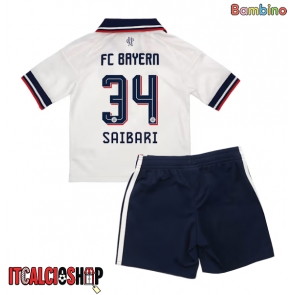 Bayern Munich Ismael Saibari #34 Seconda Maglia Bambino 2026-27 Manica Corta (+ Pantaloni corti)